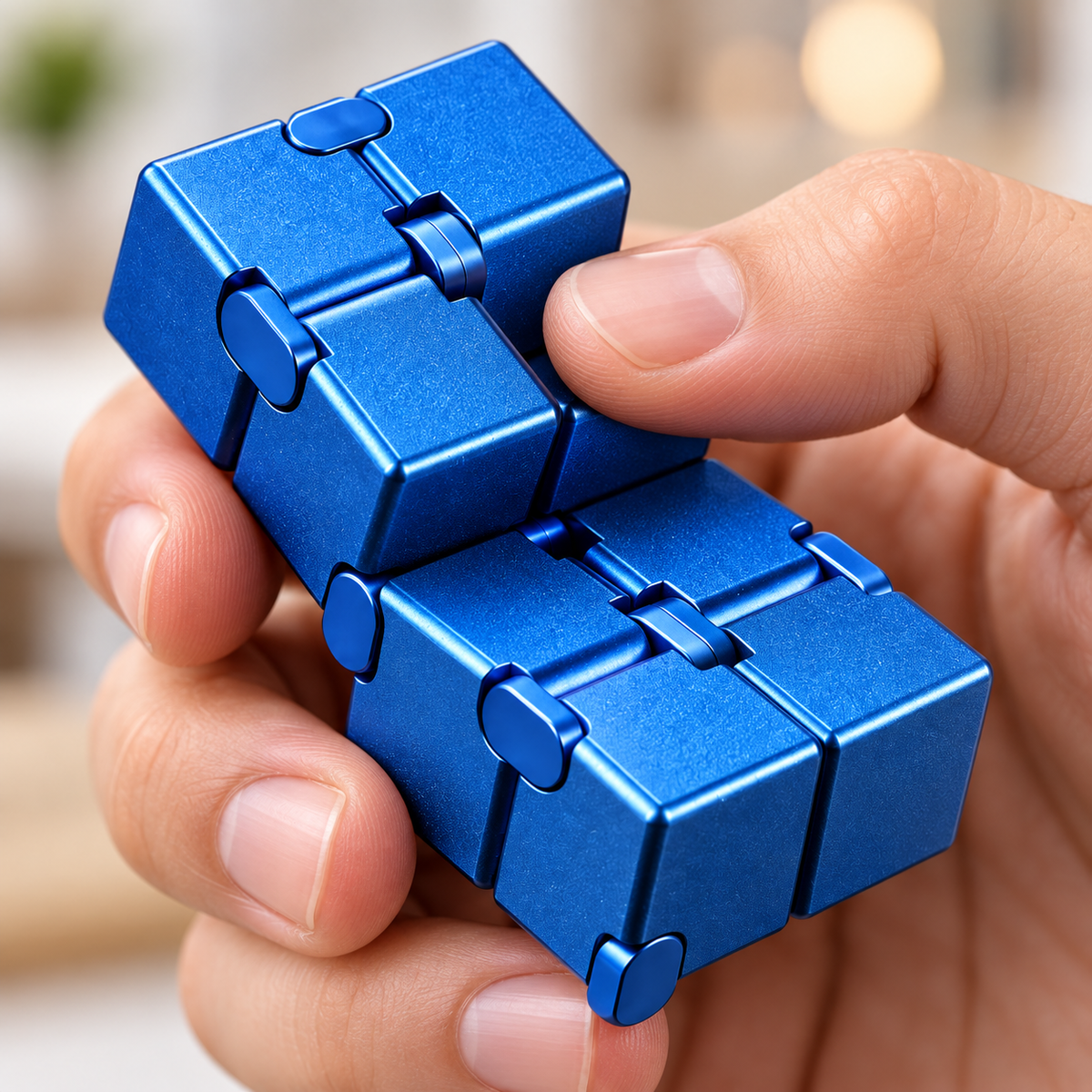 Infinity Cube Fidget Toy – Folding Sensory Desk Cube