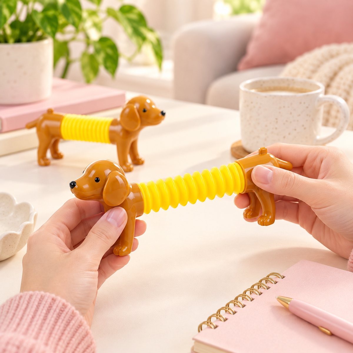 Stretchy Dachshund Fidget Toy – Pull & Pose Sensory Dog