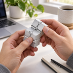 Infinity Cube Fidget Toy – Folding Sensory Desk Cube