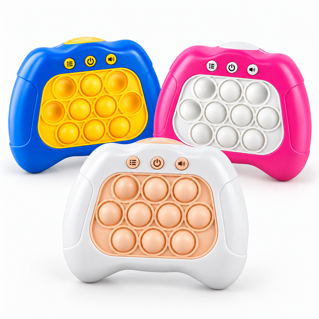Fast-Push Pop Fidget Game – Handheld Reaction Button Toy