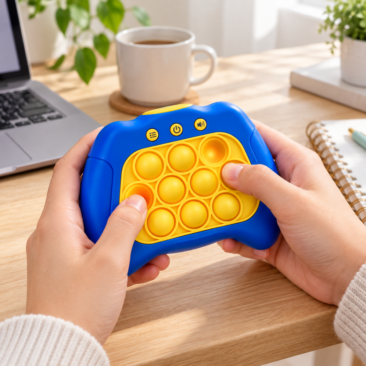 Fast-Push Pop Fidget Game – Handheld Reaction Button Toy