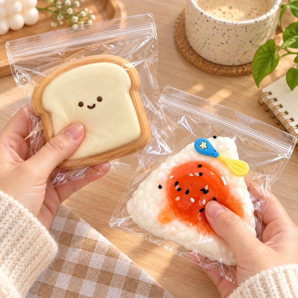 Realistic Food Squishy – Slow-Rise Squeeze Fidget Toy