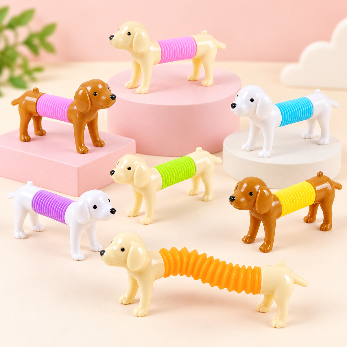 Stretchy Dachshund Fidget Toy – Pull & Pose Sensory Dog