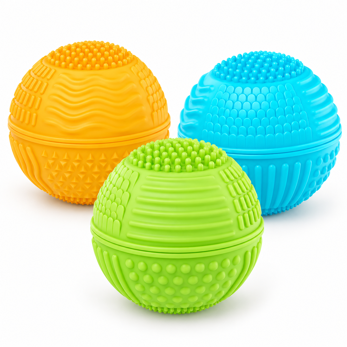 Textured Silicone Squeeze Ball – Tactile Sensory Fidget Toy